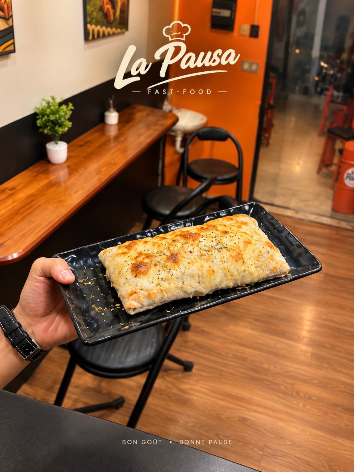 Salle chaleureuse de La Pausa